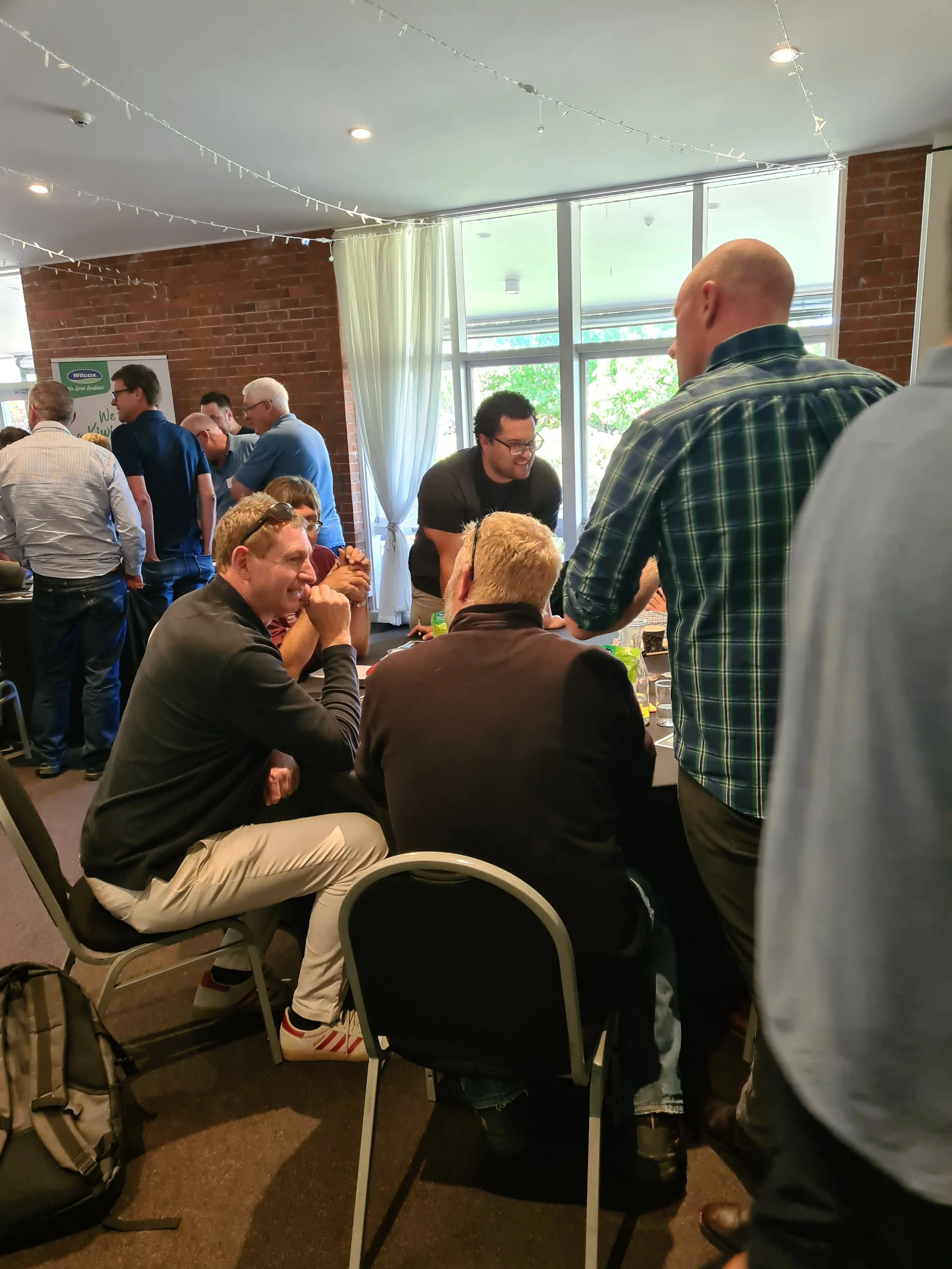 The Wilcox team during a Leadership Treehouse leadership development workshop