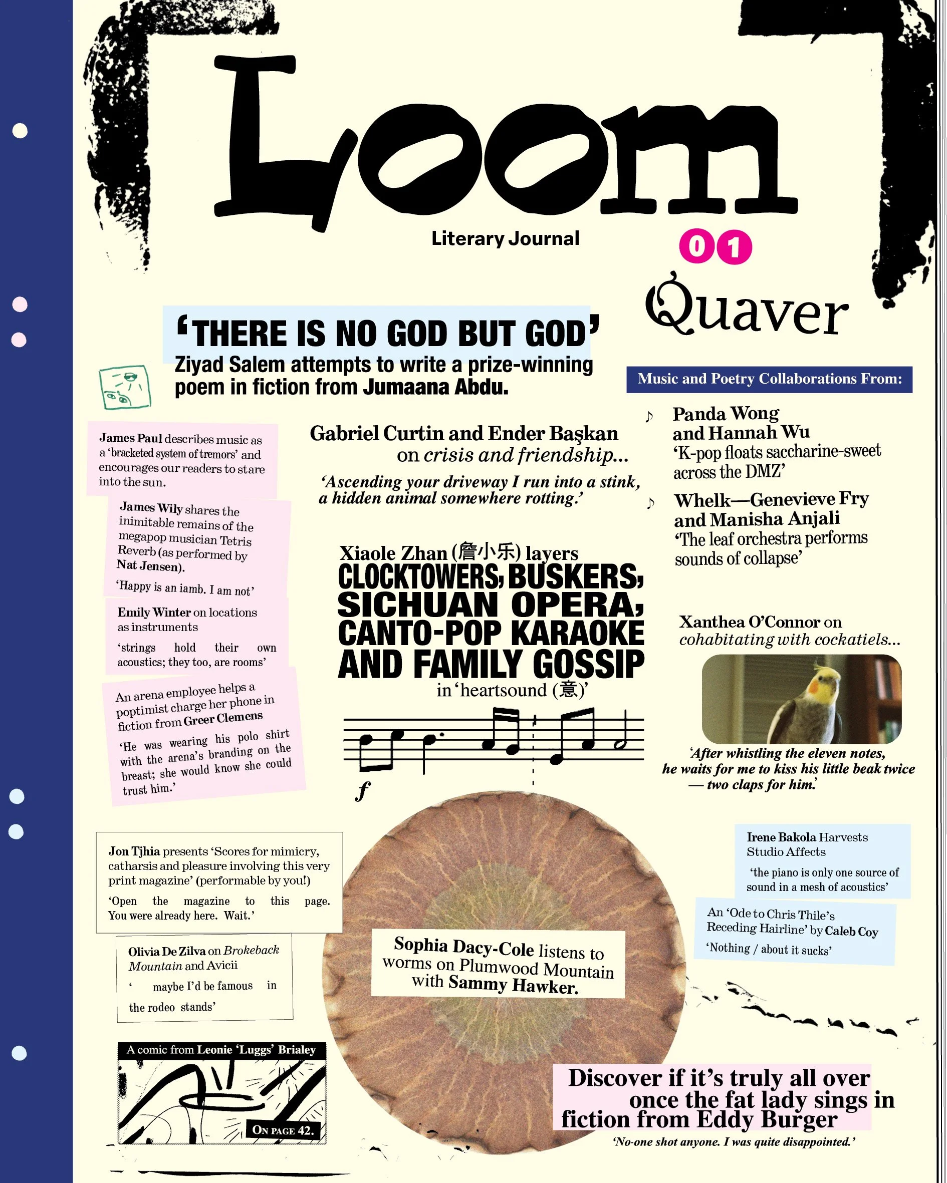 Loom Literary Journal issue one front cover
