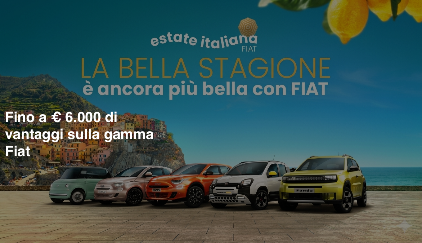 Offerta auto nuova Miancar gamma fiat sconti fino a 6000€