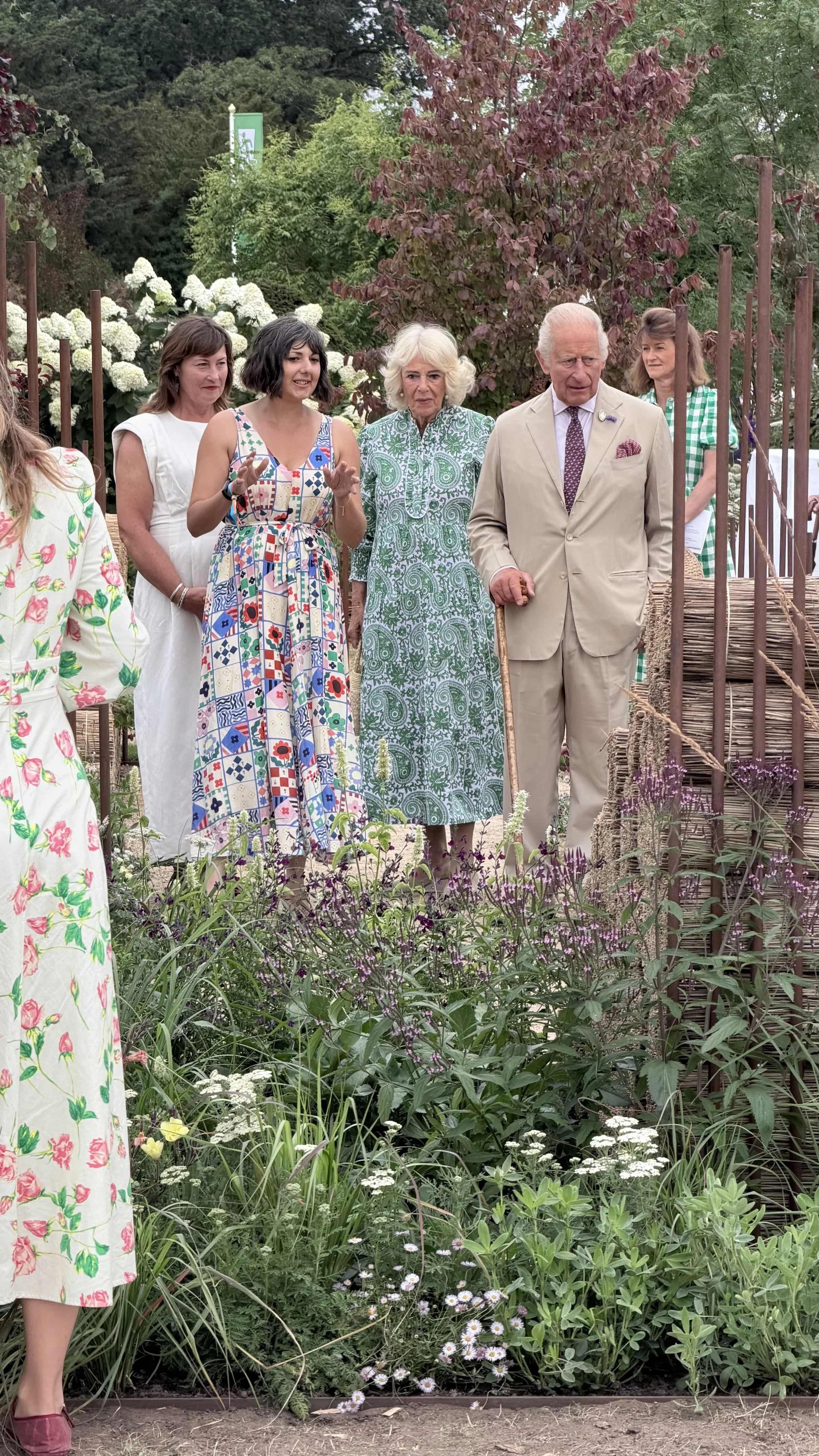 Stark Strand Garden Design with King Charles and Queen Camilla