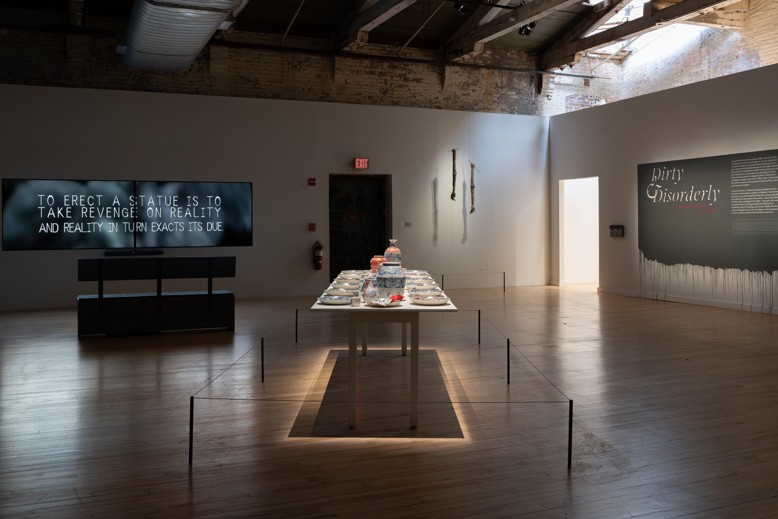 Installation view, Nguyễn Duy Mạnh, Dirty & Disorderly: Contemporary Artists on Disgust, Image courtesy of Massachusetts Museum of Contemporary Art. Photo credit : Kaelan Burkett.jpg