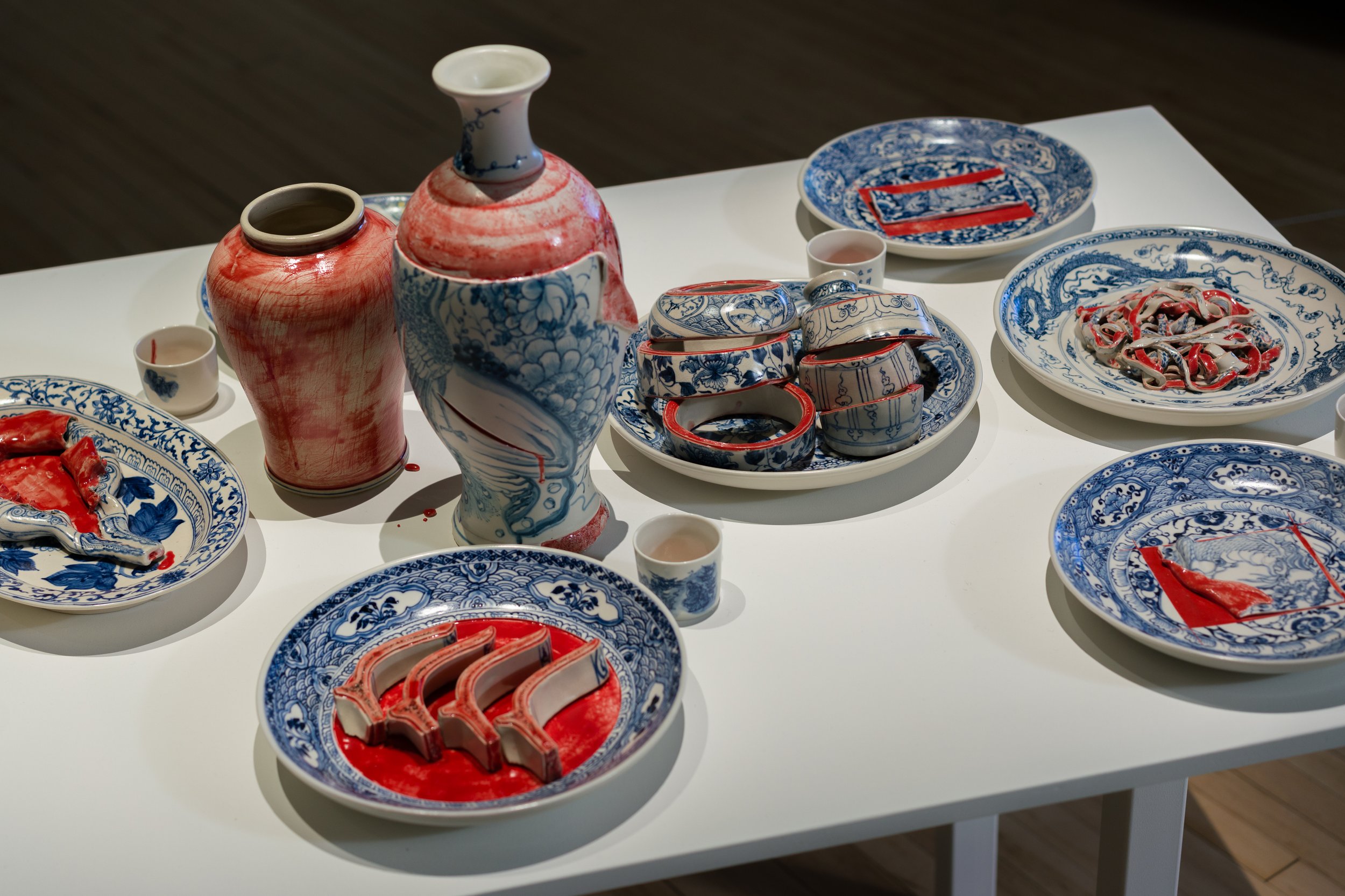 Installation view, Nguyễn Duy Mạnh, Dirty & Disorderly: Contemporary Artists on Disgust, Image courtesy of Massachusetts Museum of Contemporary Art. Photo credit : Kaelan Burkett.jpg