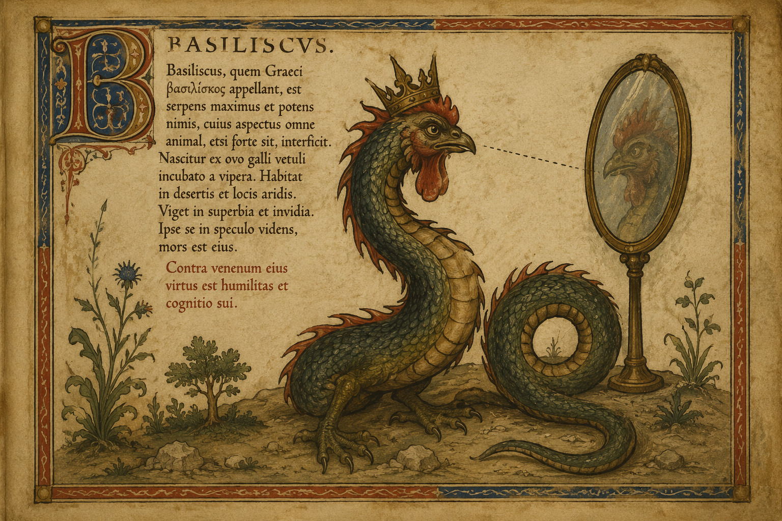 Il Basilisco: La Bestia dello Specchio