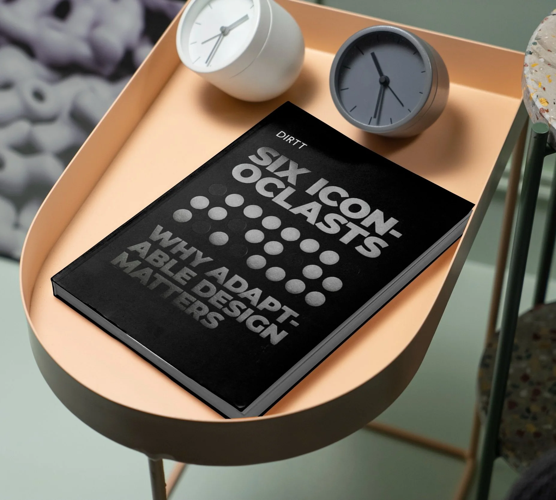 Iconoclast magazine on coffee table