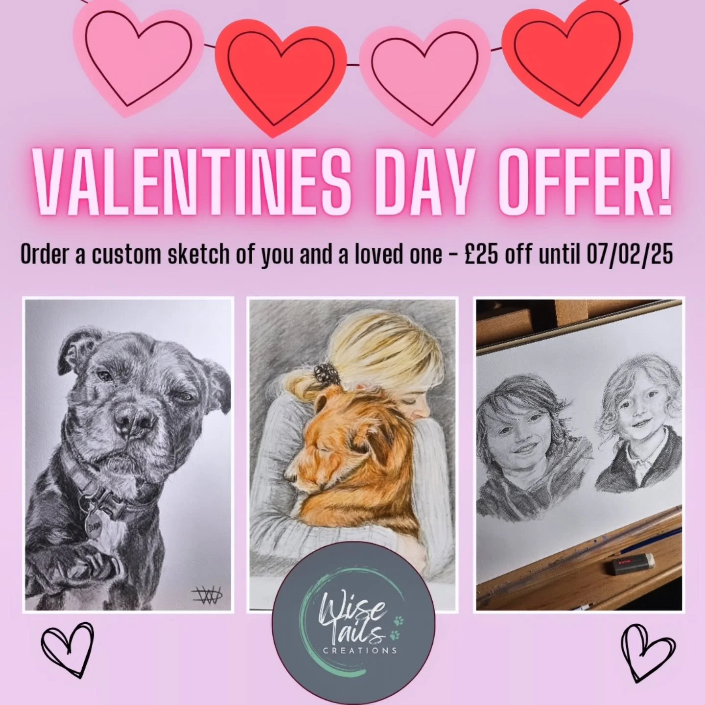 💕 Valentine&rsquo;s Day Special &ndash; Limited Slots Available! 💕

Love comes in many forms, and this Valentine&rsquo;s, I&rsquo;m celebrating them all! Whether it&rsquo;s romantic love, the bond with your pet, or the friendship that means the wor