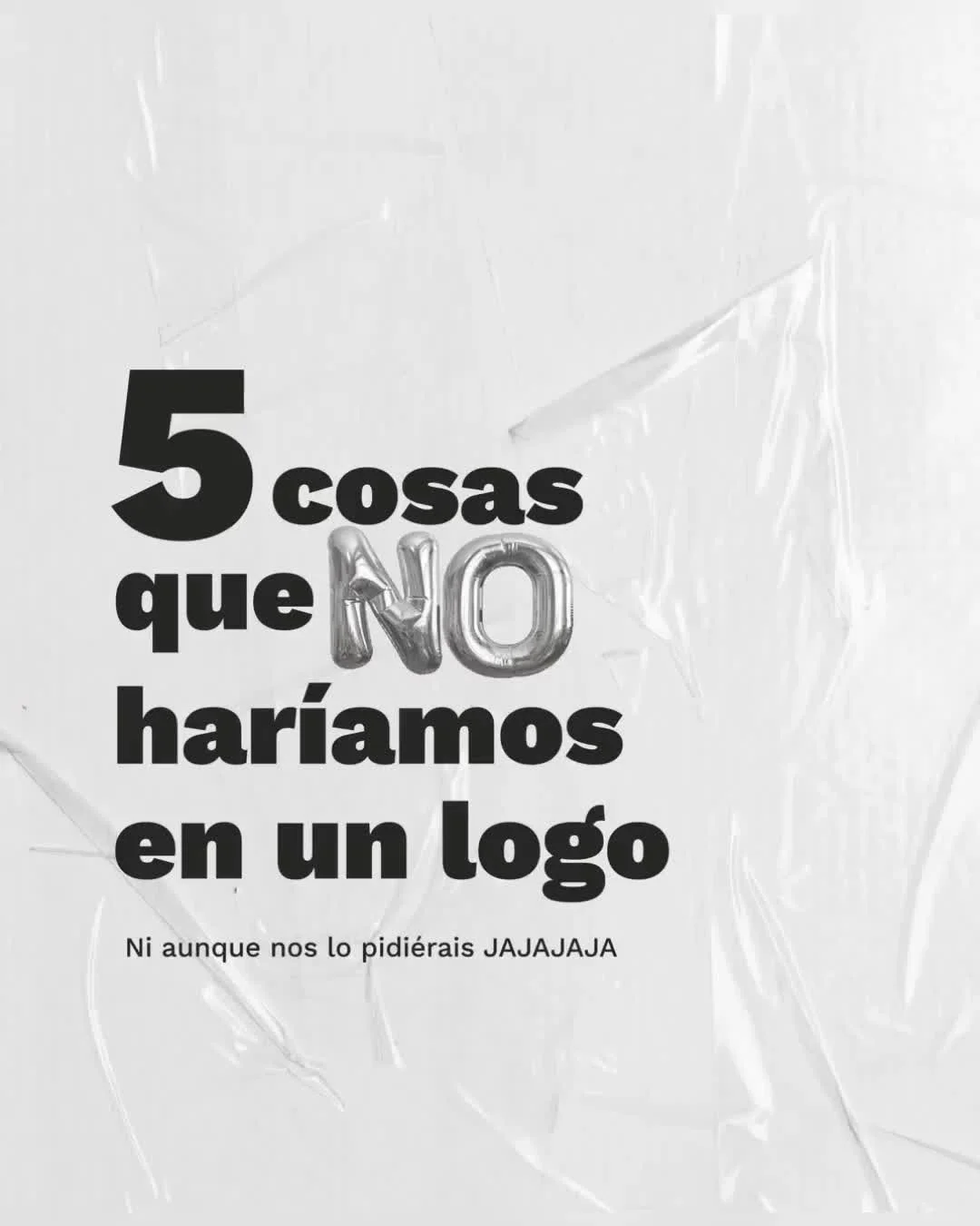 No, no es una broma&hellip; 🙈
Esto no lo hacemos ni aunque nos lo pid&aacute;is. 
.
Aqu&iacute; dise&ntilde;amos con prop&oacute;sito y estrategia, no con f&oacute;rmulas prefabricadas y que estamos cansados de ver💡

✨ NO a las escrituras a mano ge