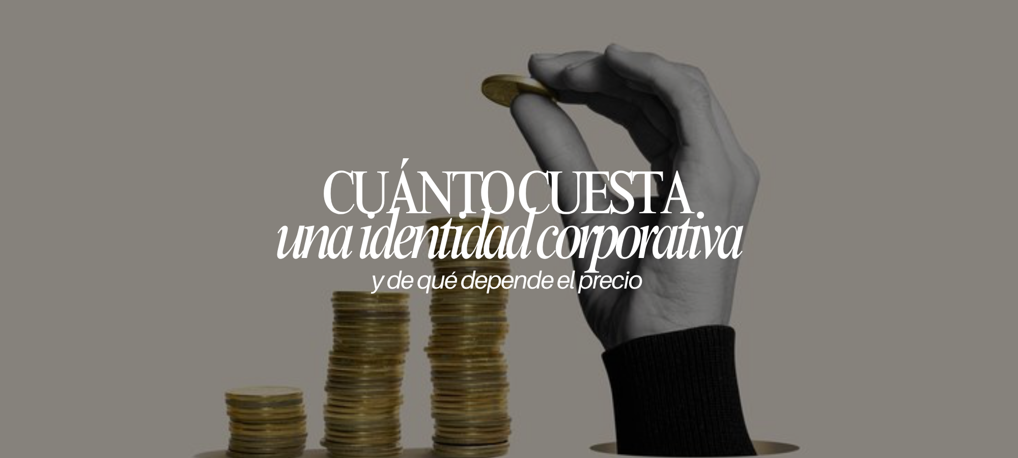 Cuánto cuesta una identidad corporativa y de qué depende el precio.