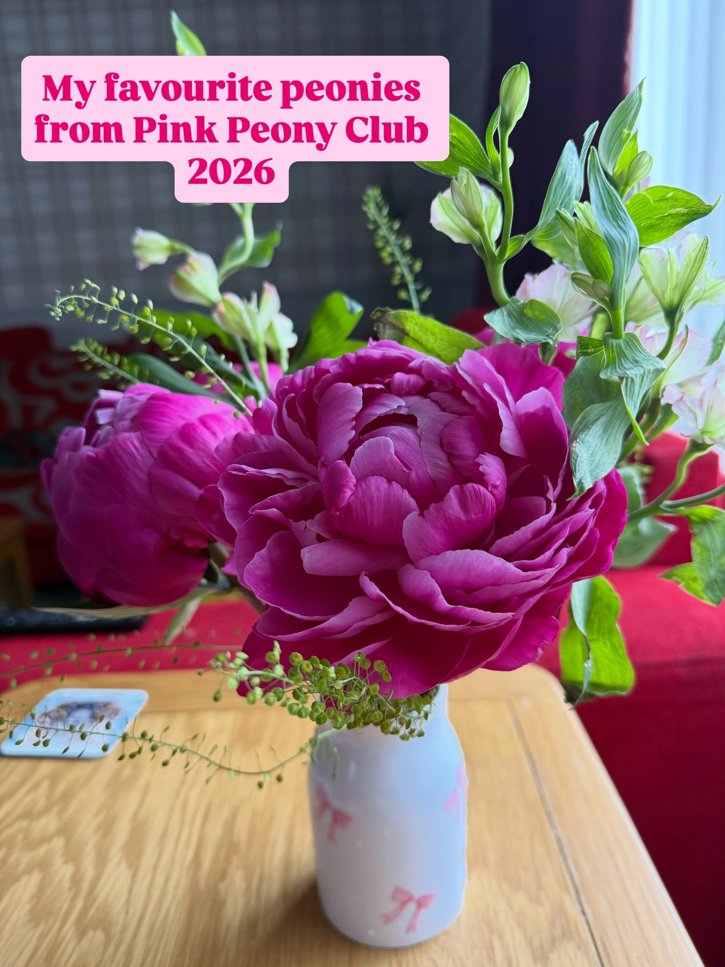 My favourite peonies from Pink Peony Club 2026 🌸

I couldn&rsquo;t wrap up peony season without doing a very serious, highly official, not at all dramatic ranking of my favourites.

🥇 Command Performance
My new favourite. Absolutely stunning, ruffl