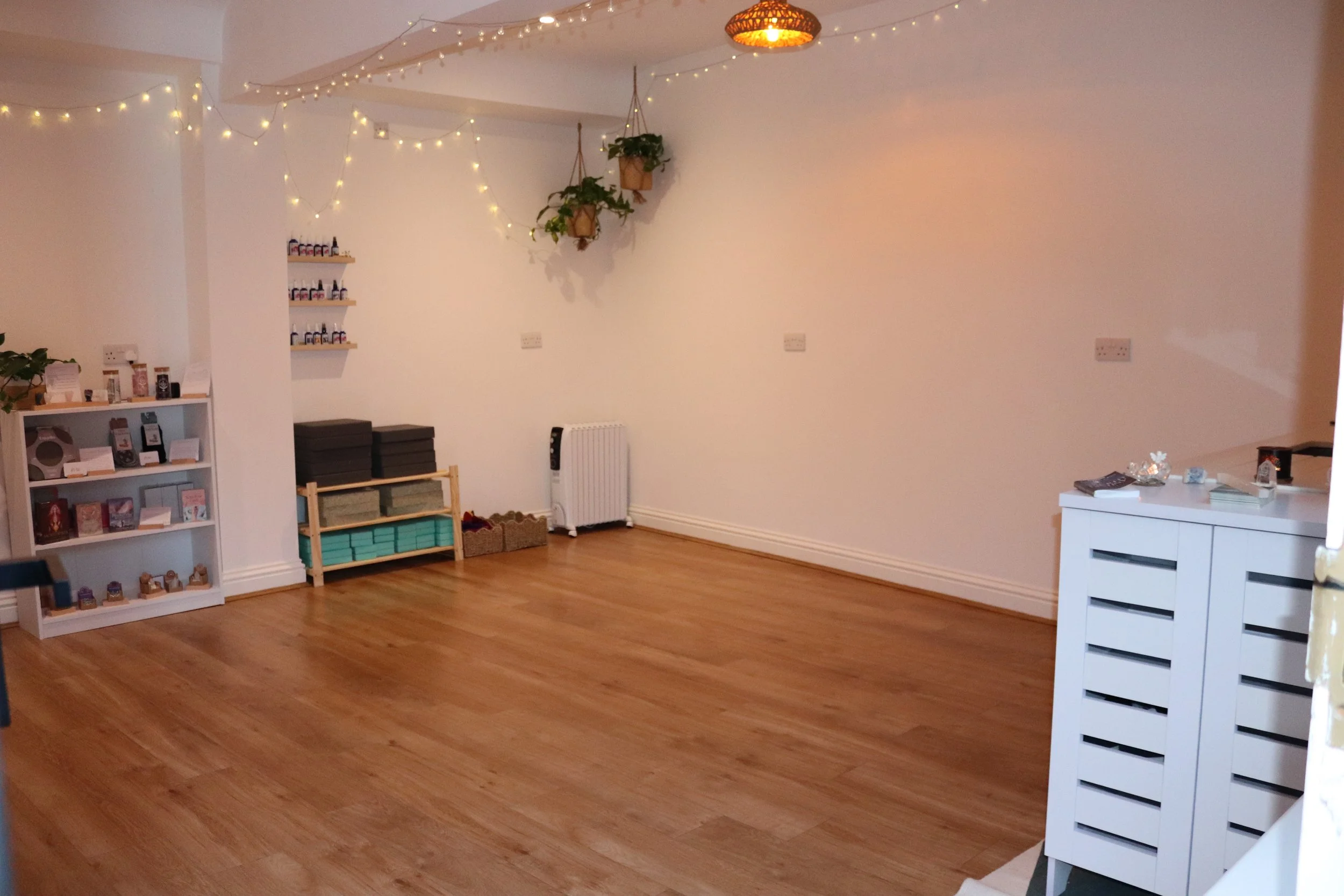 Inside lianne marie yoga studio st neots, 8 cross keys mews