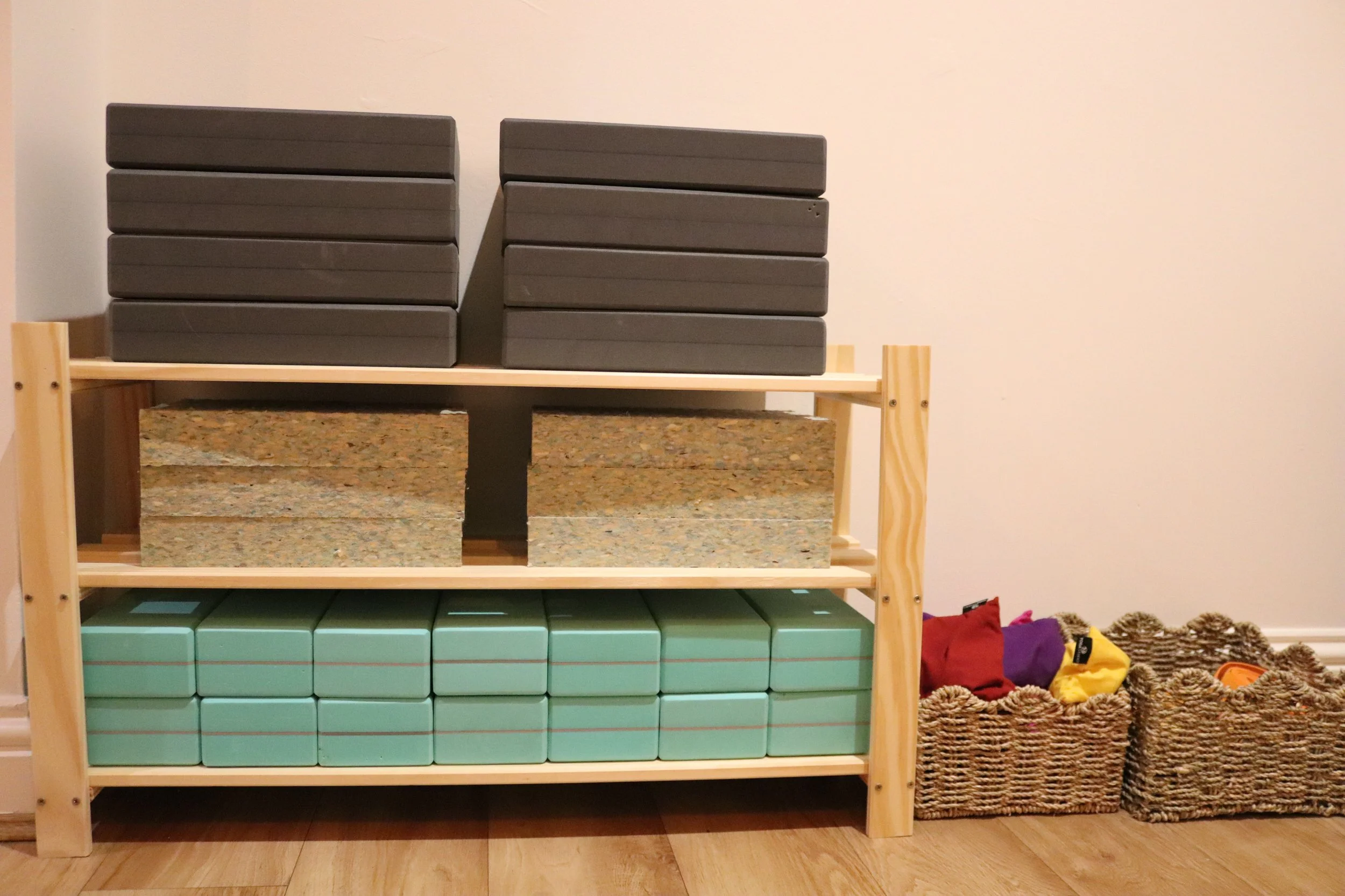 Yoga props at lianne marie yoga studio st neots, 8 cross keys mews