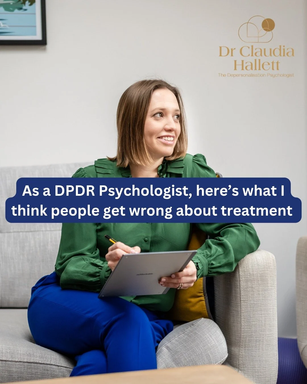 If you have depersonalisation or derealisation, you've probably been told (or told yourself) that recovery means the feeling has to disappear first.

In my experience running an NHS DPDR service, that's usually the belief that keeps people stuck the 