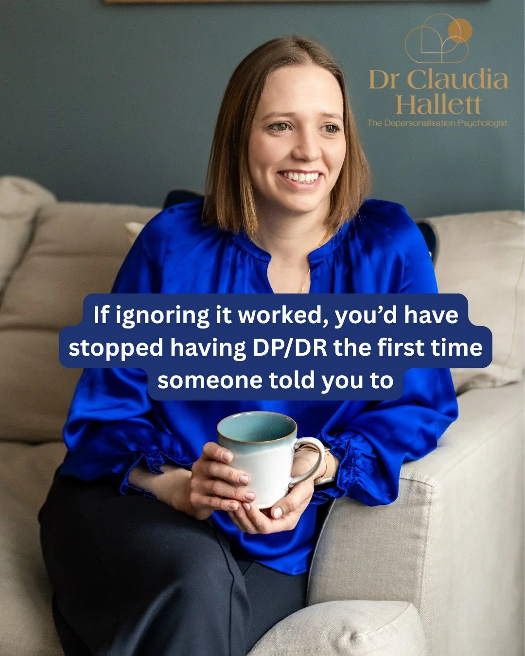 I don't tell clients to ignore their depersonalisation. Here's why.

Ignoring isn't something you can actually do on command. It's advice with no instruction behind it, so most people end up doing the opposite without realising it &mdash; googling sy