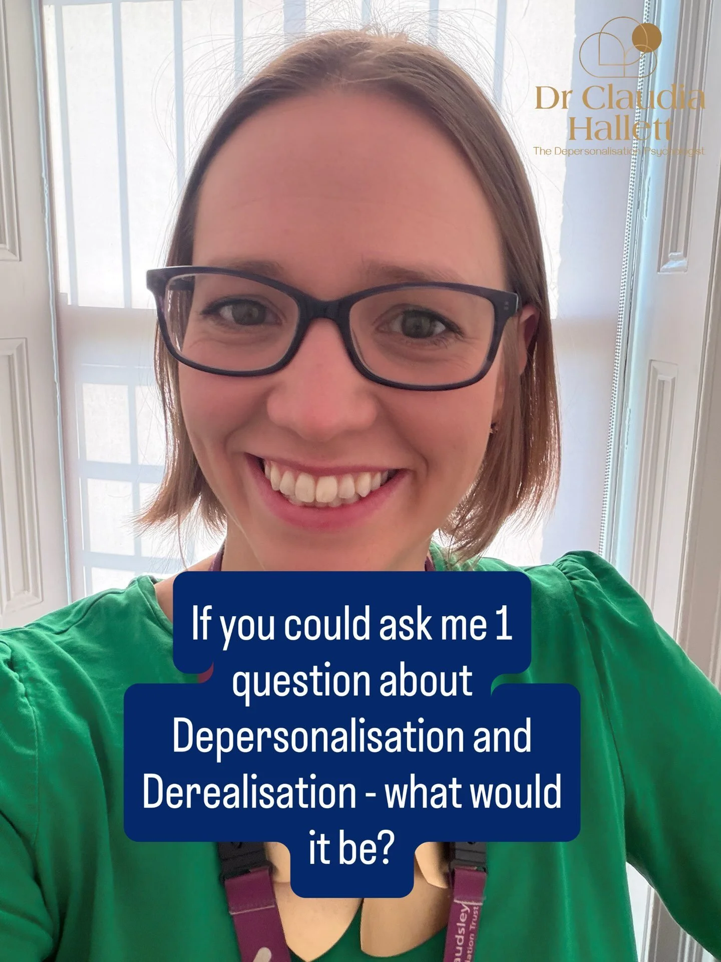 What&rsquo;s the one question you have about Depersonalisation and Derealisation that you&rsquo;d really like a clear answer to? An answer from someone who spends the majority of their time studying, treating and researching DP/DR..

I&rsquo;m hostin