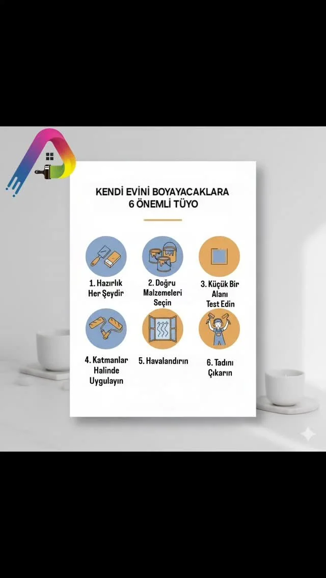 Yetenekli misiniz? O zaman buyurun...
1.Hazırlık Her Şeydir:
Boyaya başlamadan önce duvarları temizleyin, delikleri macunla doldurun ve zımparalayın. Mobilyaları örtün ve zemini koruyun. İyi bir hazırlık, kusursuz bir sonuç s