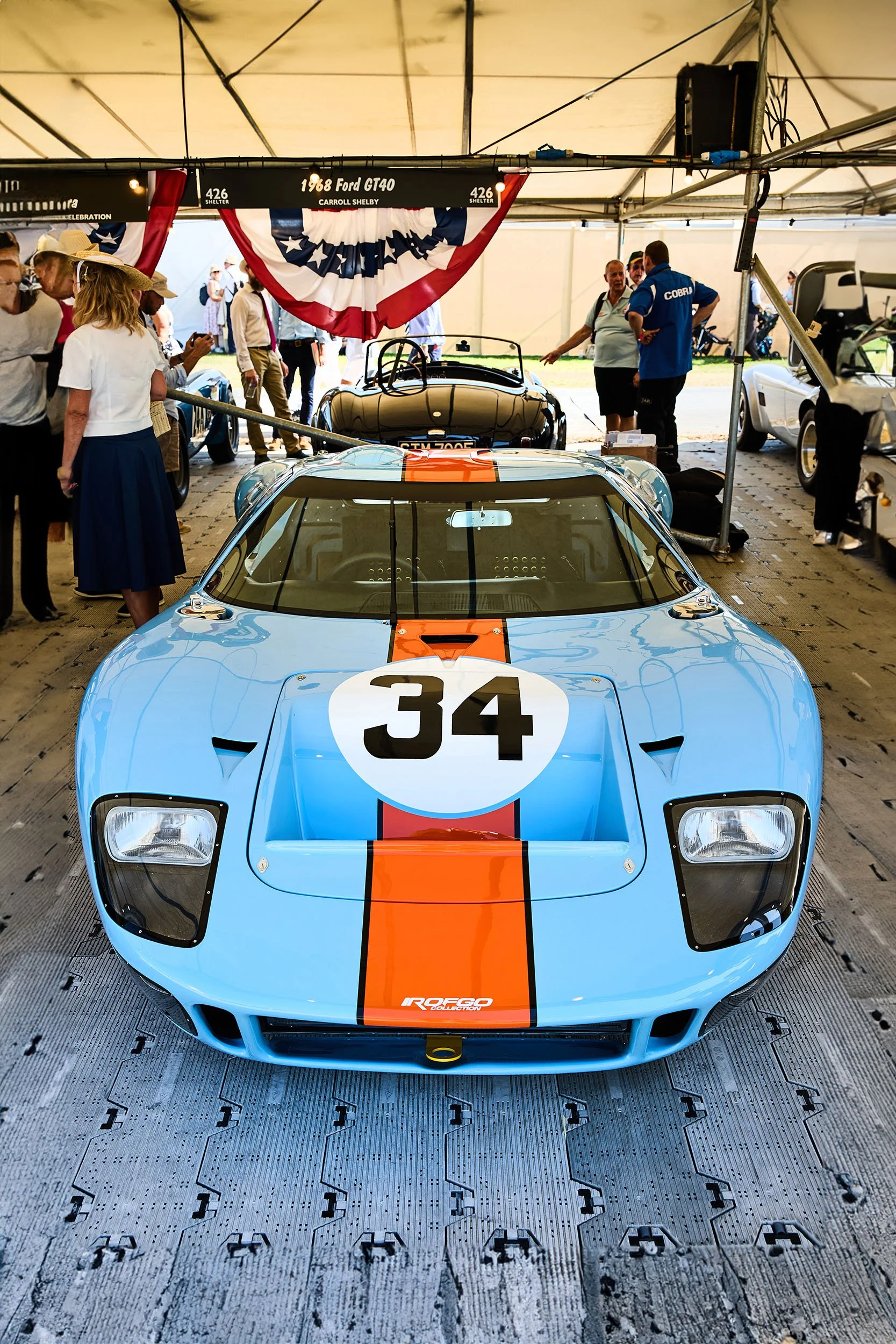 Charlie is a regular at the Goodwood Revival and this GT40 in Gulf colours is a firm favourite. Charles has an extensive collection of classic cars and is always available to photograph your own example.