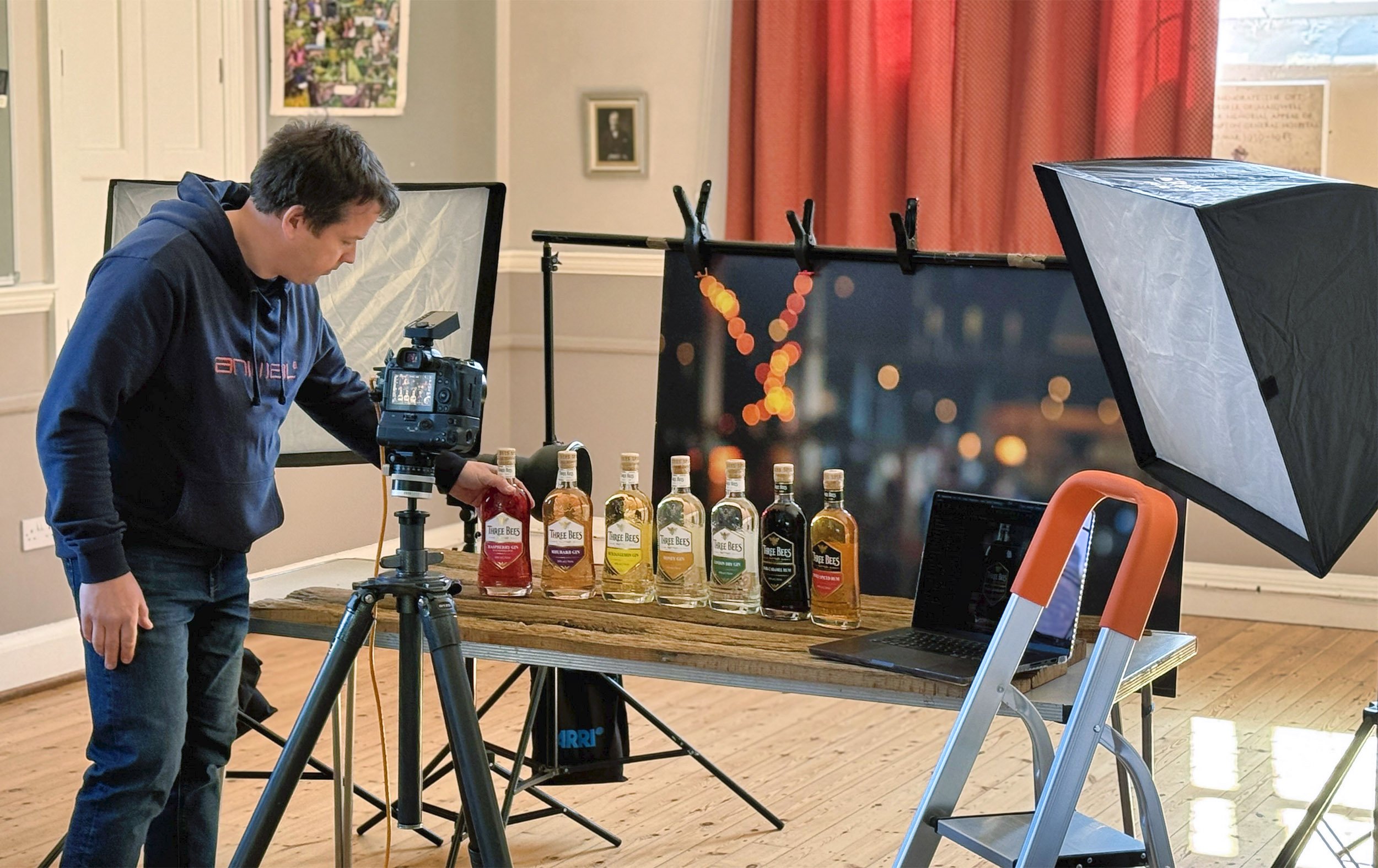 Recent work for the Three Bees drink company
