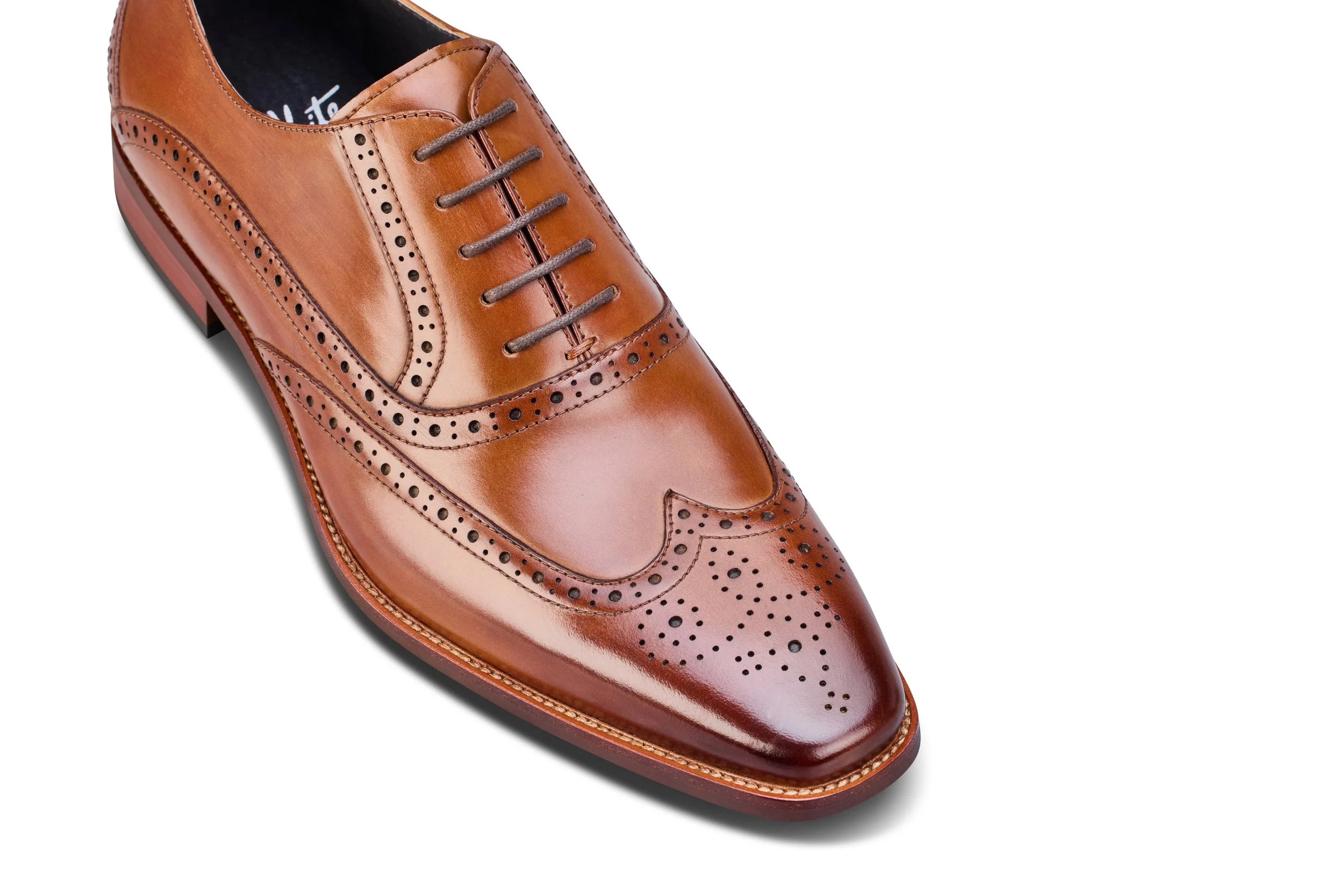A pair of John White shoes photographed by Charles Ward.