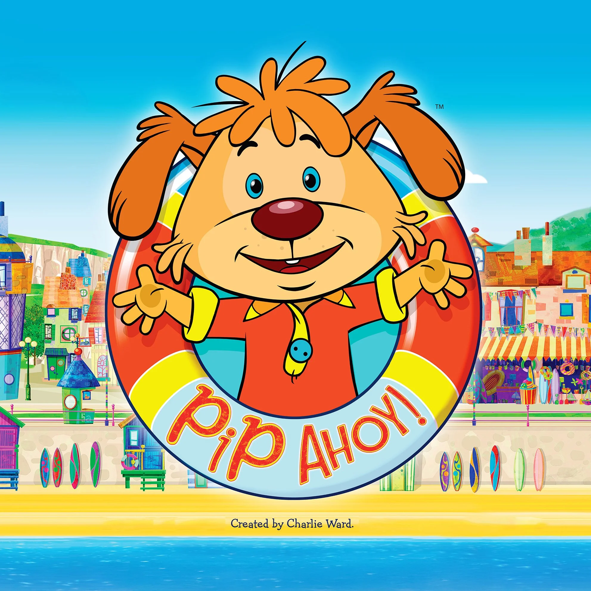 Pip Ahoy! is a pre school children's animated series by Cosgrove Hall and originates from an idea by Charlie Ward, when he started telling his boys bedtime stories in Salcombe Devon.