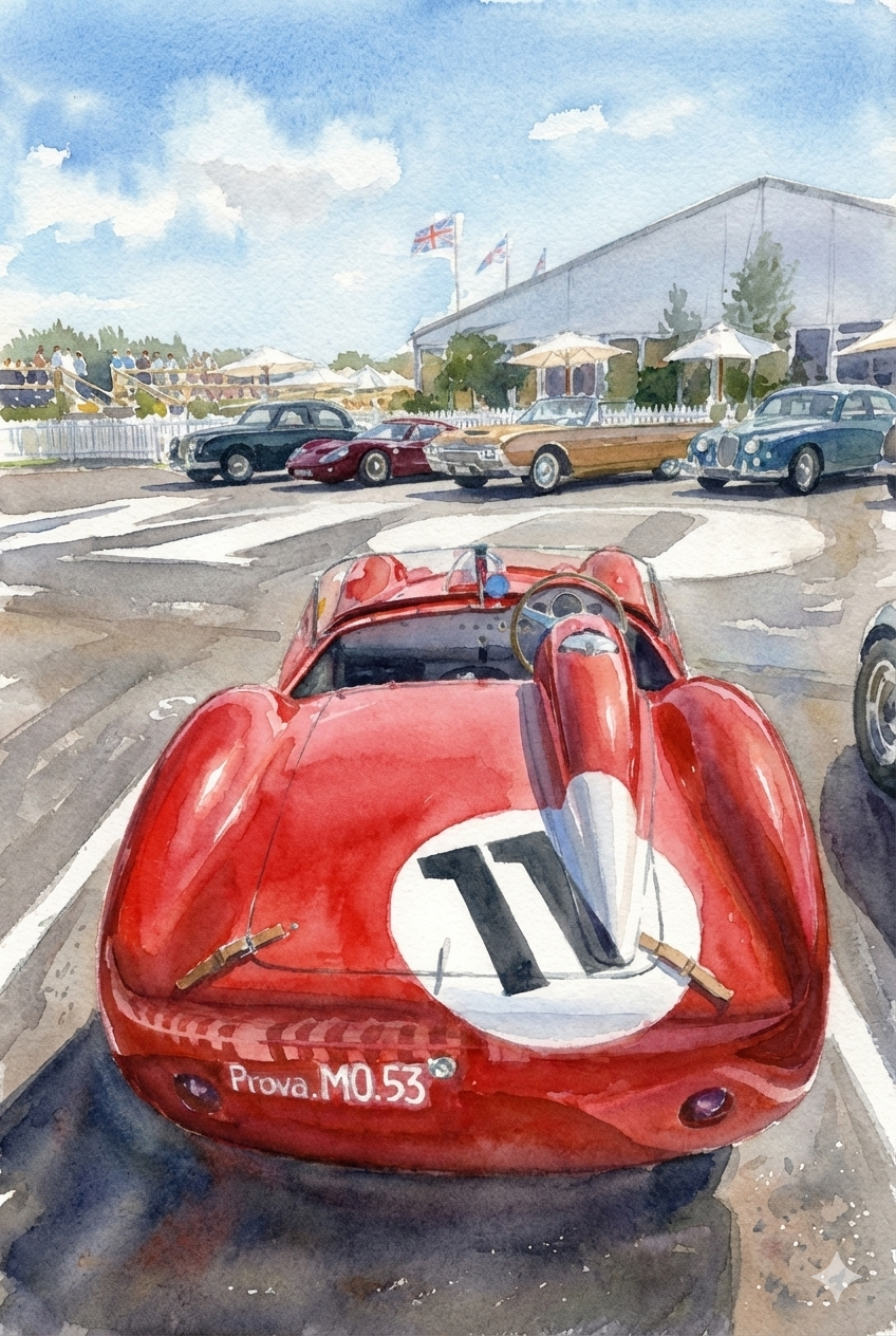 Watercolor painting of a bouquet of pink, yellow, orange, and purple flowers in a glass vase.