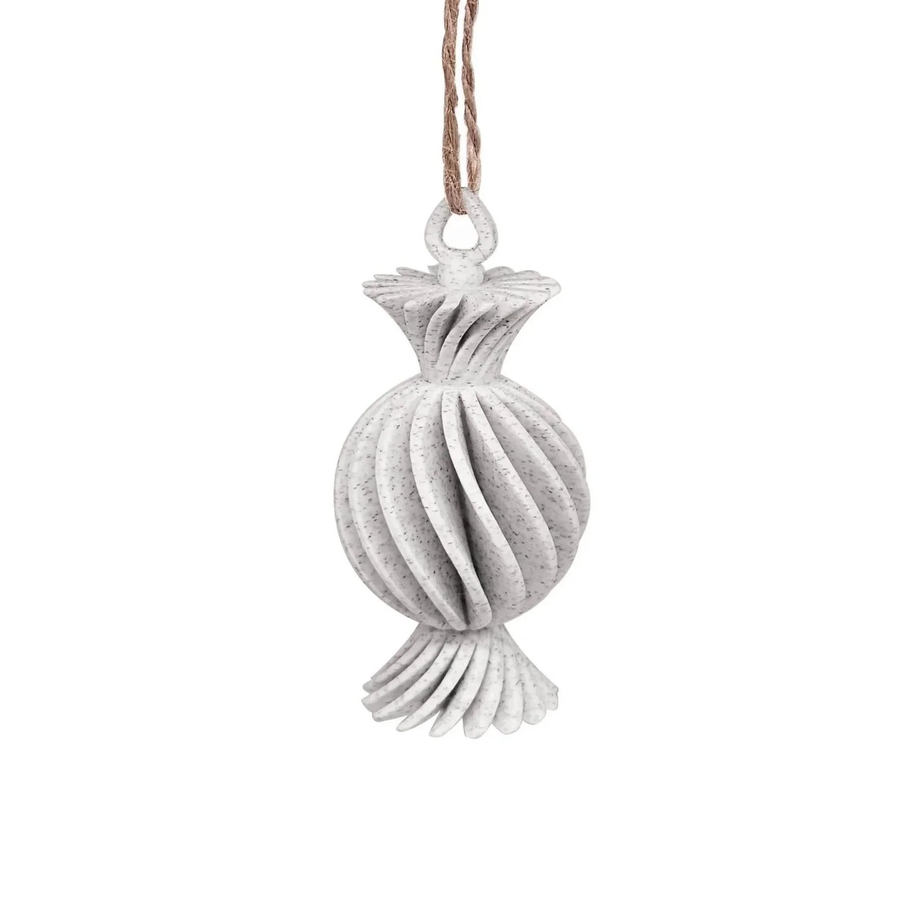 Sweet Christmas bauble  15 - Black & Marble effect