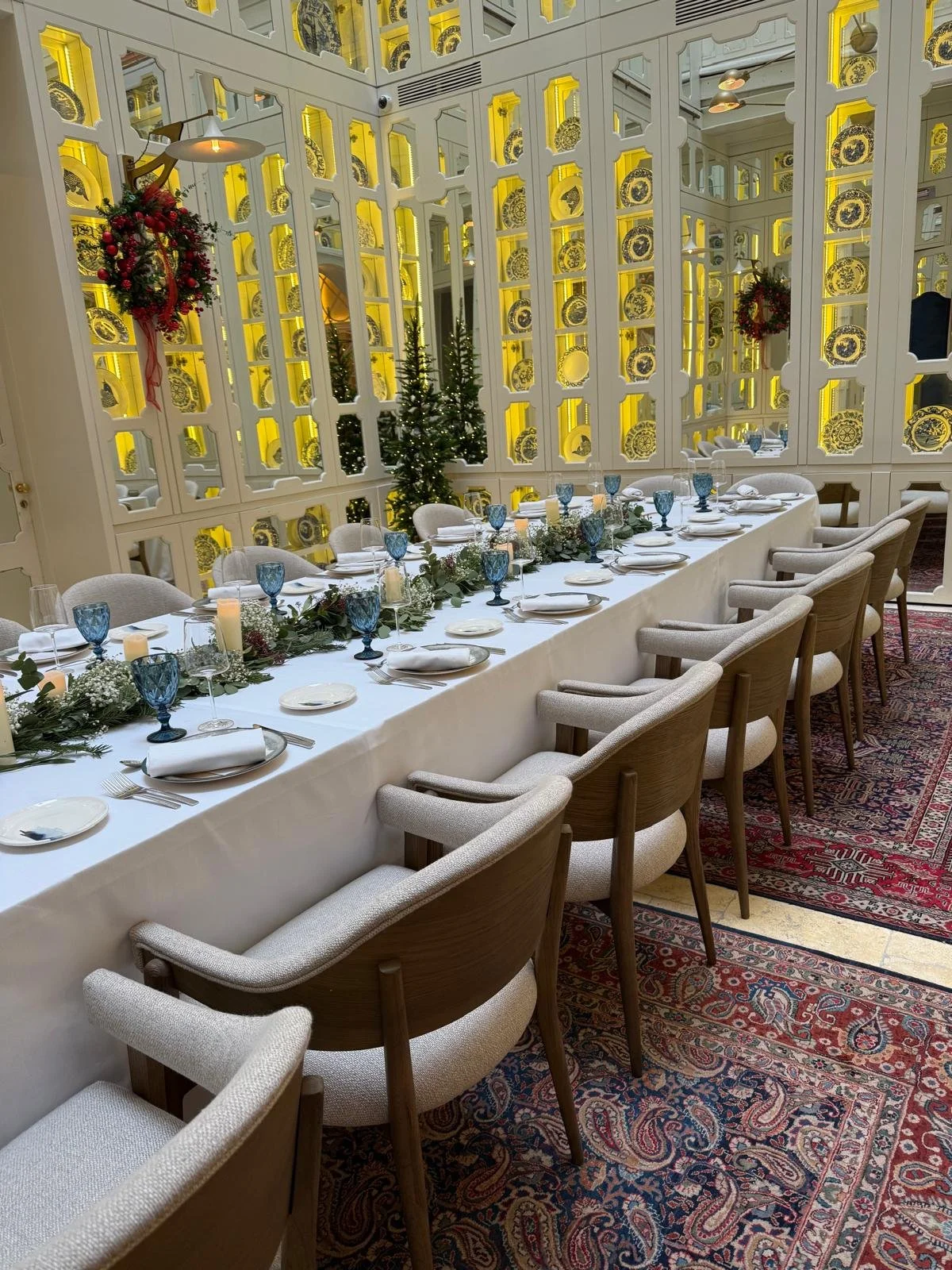 Decoración floral bautizo Mimosa & Co