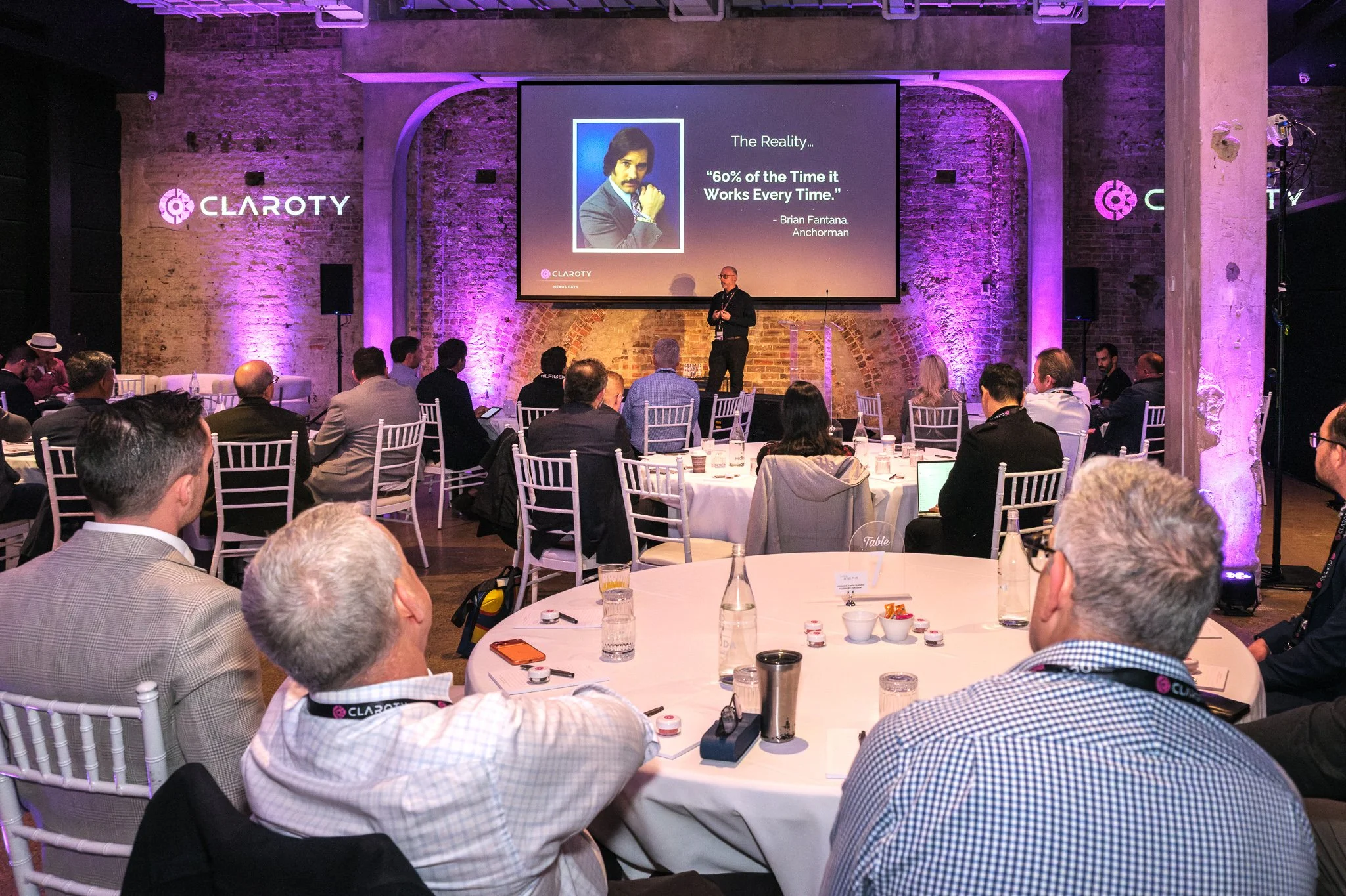 Corporate event photography Sydney — full conference room showing audience scale and engagement