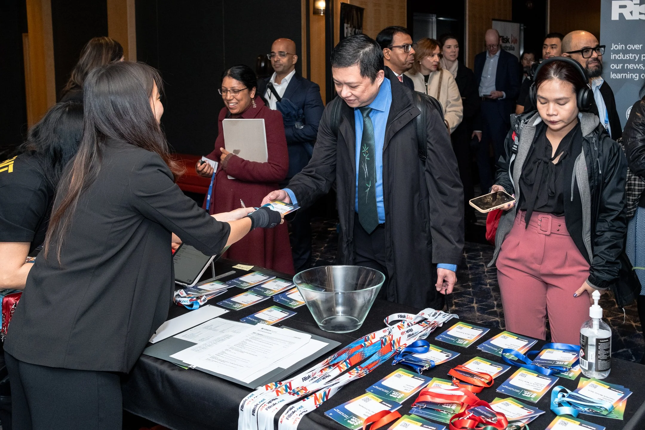 Regustration desk at corporate conference in Sydney.jpg
