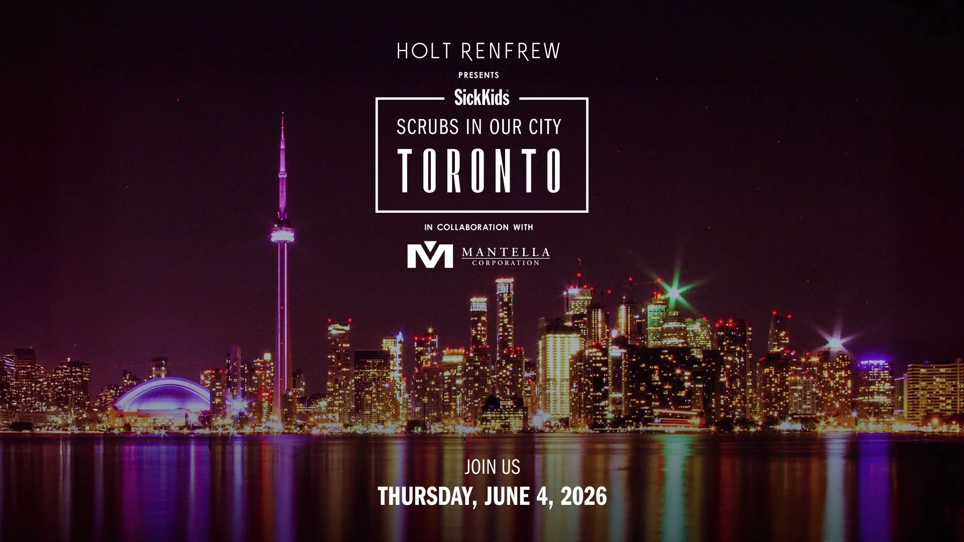 HOLT RENFREW Presents SickKids Scrubs in our city Toronto