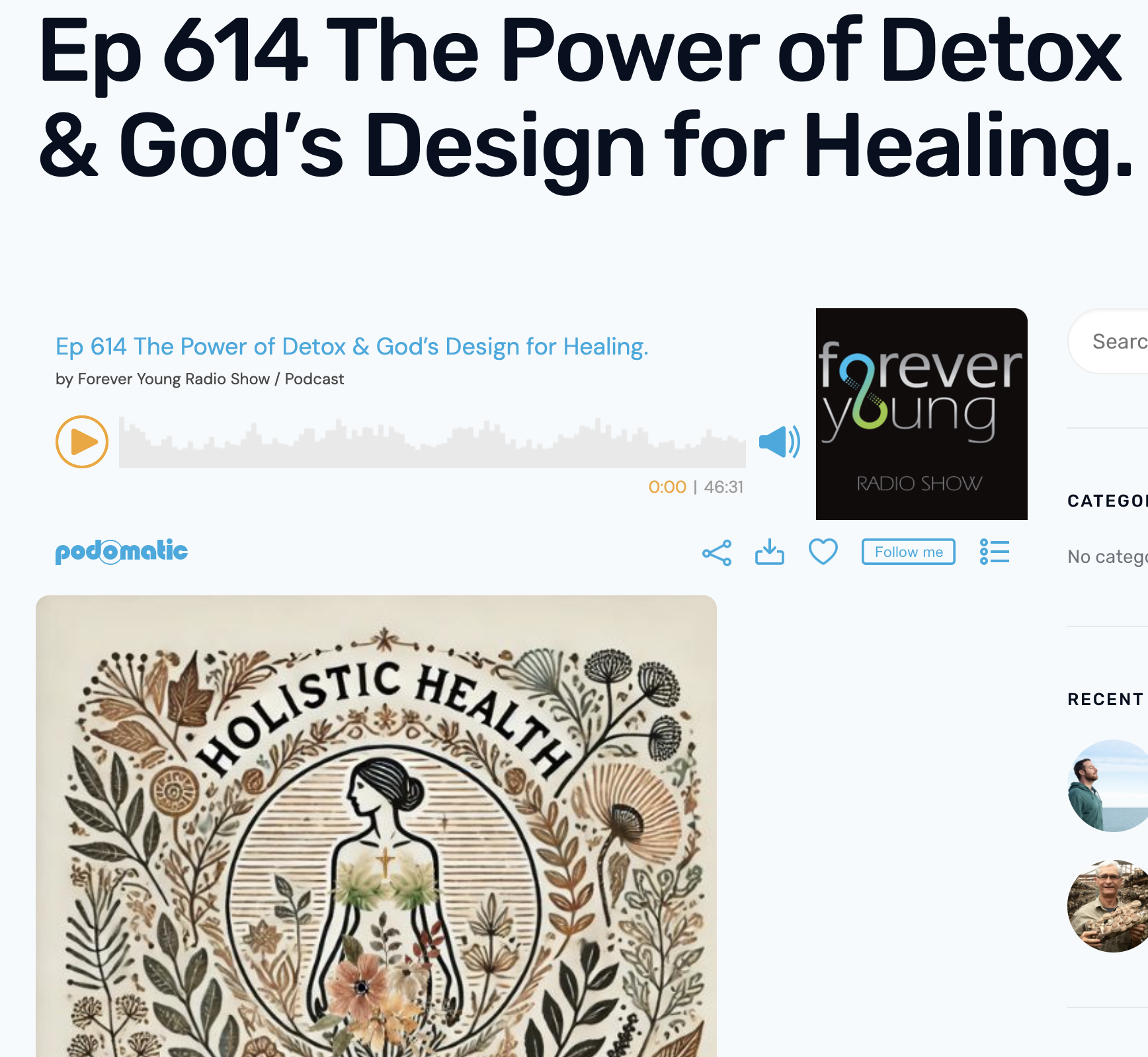 The Power of Detox &amp; God’s Design for Healing