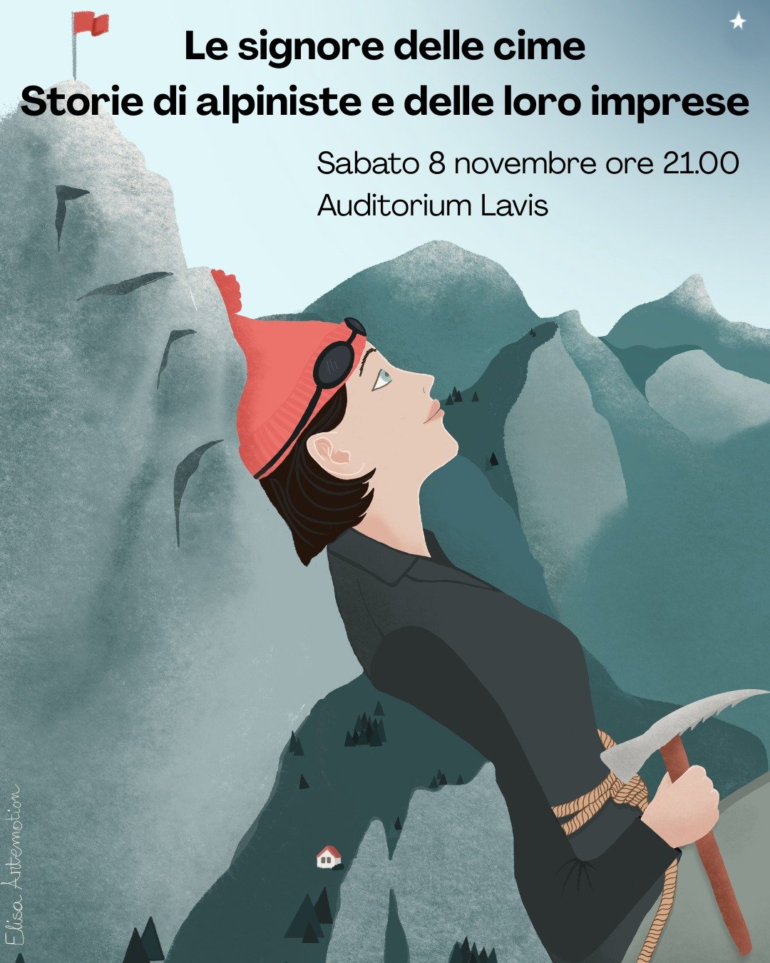 𝐒𝐚𝐛𝐚𝐭𝐨 𝟖 𝐧𝐨𝐯𝐞𝐦𝐛𝐫𝐞 𝐨𝐫𝐞 𝟐𝟏.𝟎𝟎 vi aspettiamo per una nuova scalata! ⛏

Torneremo a raccontare le imprese di scalatrici che hanno sfidato non solo la montagna ma una cultura della montagna che vedeva le donne relegate a ruoli second