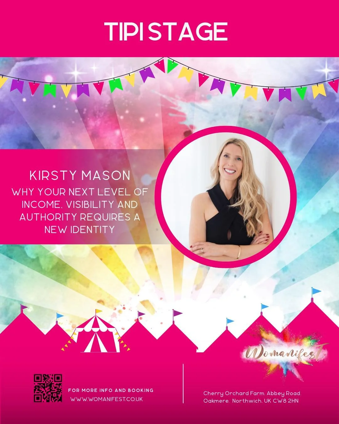 I&rsquo;m super excited to announce that I&rsquo;ll be talking at Womanifest on 6th July in Cheshire about identity work.

Mindset work alone isn&rsquo;t going to help you reach your goals&hellip;. Becoming your Main Character will.

Come and join me
