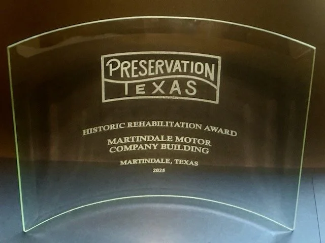 2025 Preservation Texas Historic Rehabilitation Award for the Martindale project