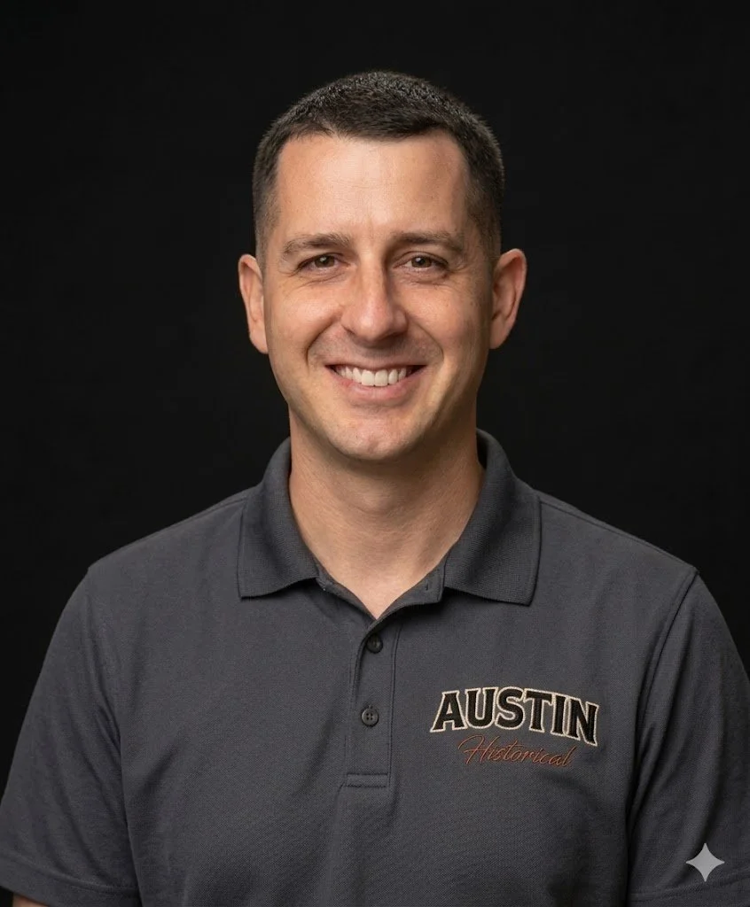 Image of man Brendan Costilow Branch Manager of Austin Historical Savannah Georgia