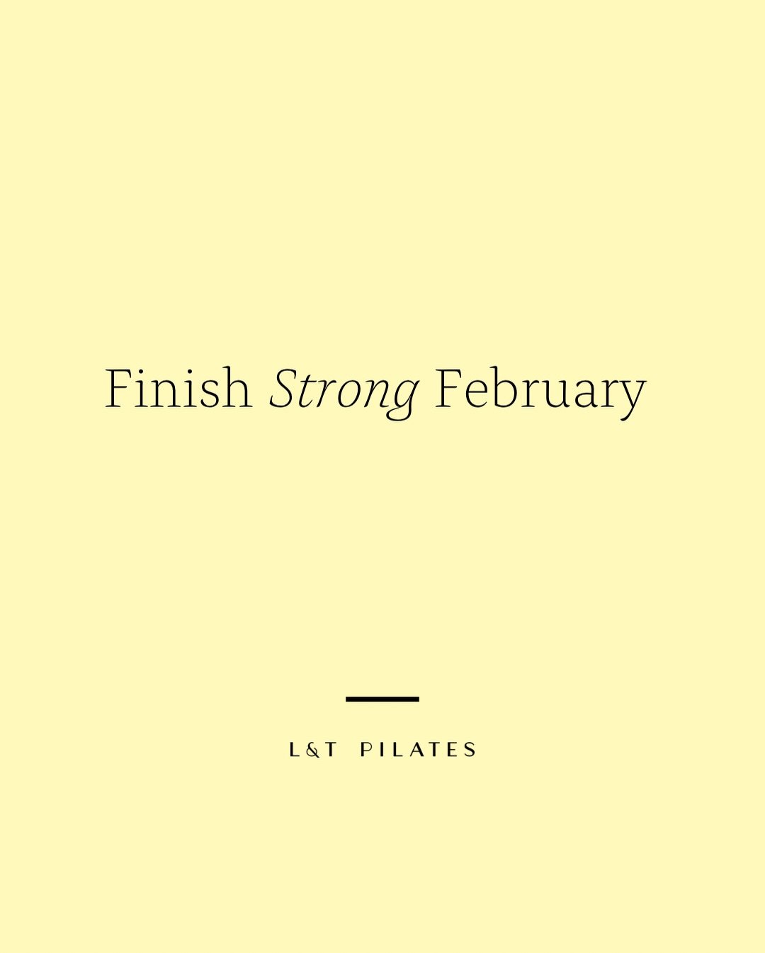 Finish the month feeling strong, centered, and energized. ✨

Your body, your practice, your momentum&mdash;keep showing up for yourself and celebrate every step along the way.