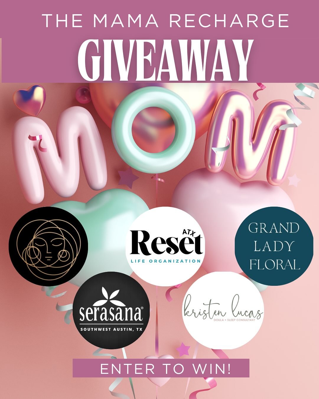 ***GIVEAWAY TIME*** for Austin, TX MOMS!
Closes May 9th at 9 pm!
If MAMA is on your resume, this is for you!
We are giving away this bundle to one lucky ATX mama:
๐ 2 hours of satisfying home organization from @reset_atx
๐ 3 baby-free hours t