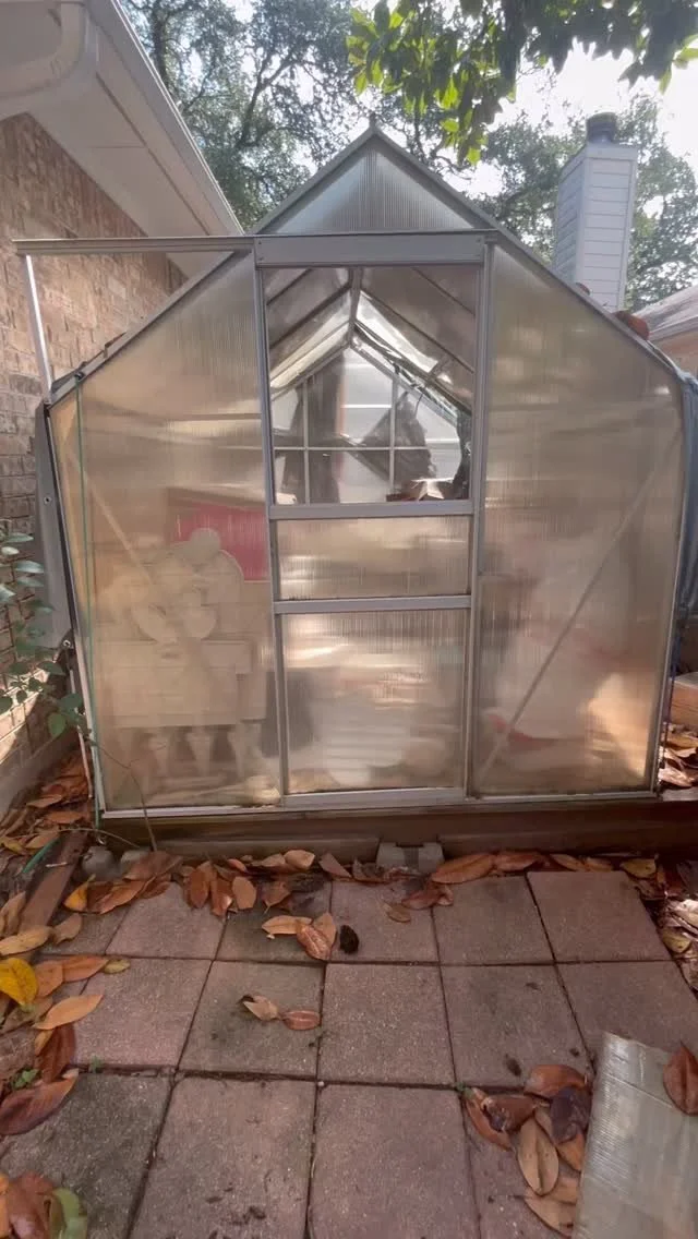 Broken shed storing this holiday decor had to GO. ๐ #byefelicia
We decided we were capable and GOT ๐ IT ๐ DONE ๐ ourselves.
We found new spaces for her decor in her garage shelving and called @haulteam to haul off the broken stuff!
While this