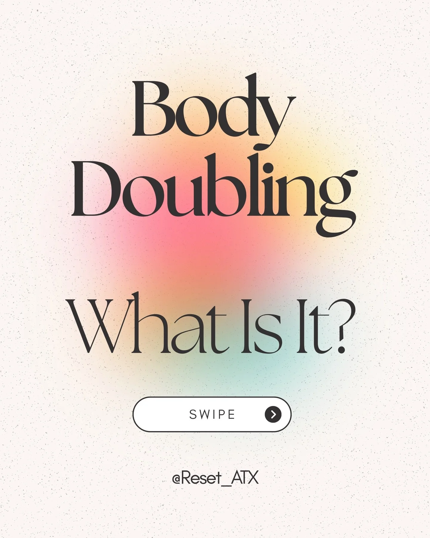 Clutter isn&rsquo;t always about not knowing what to do. 
A lot of the time, it&rsquo;s about not being able to start. Overwhelm = shut down. 

That&rsquo;s where body doubling comes in.

For many parents and ADHD adults, having someone present calml