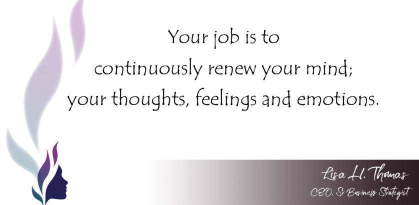 Think thoughts that empower