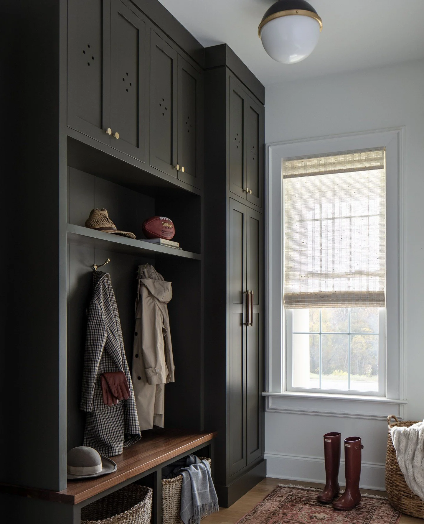 Mudrooms are some of the hardest-working spaces in any home. While this one may be captured on a day when it's on its 'best behavior,' most mudrooms are daily workhorses&mdash;storing bookbags, coats, sports gear, and all the essentials that keep a f