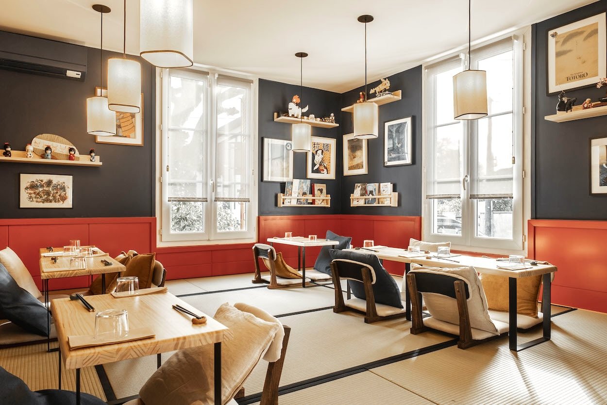 Création d’un restaurant japonais – surface 85 m² – 2025