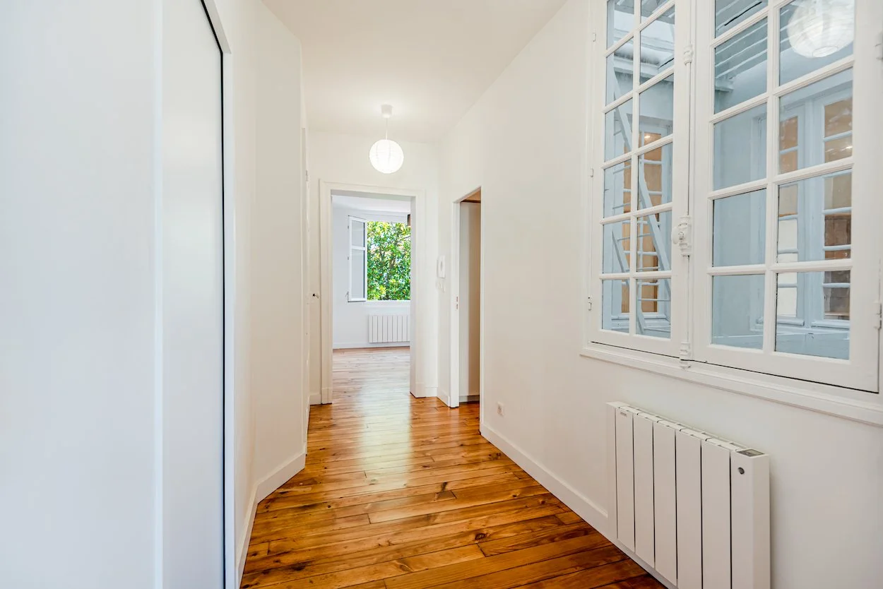 Réunion et rénovation de deux appartements – surface 85 m² – 2021