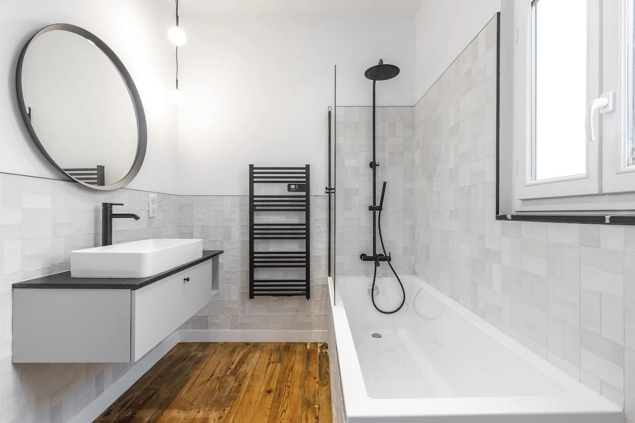 Réunion et rénovation de deux appartements – surface 85 m² – 2021