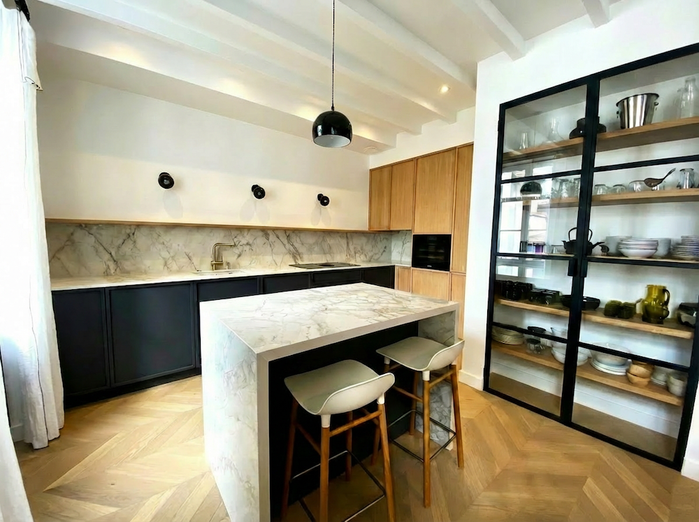 Rénovation d’un appartement en duplex – surface de 92 m² – 2022