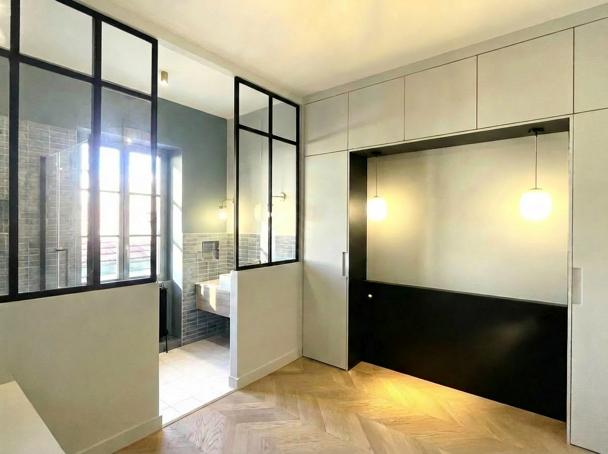 Rénovation d’un appartement en duplex – surface de 92 m² – 2022