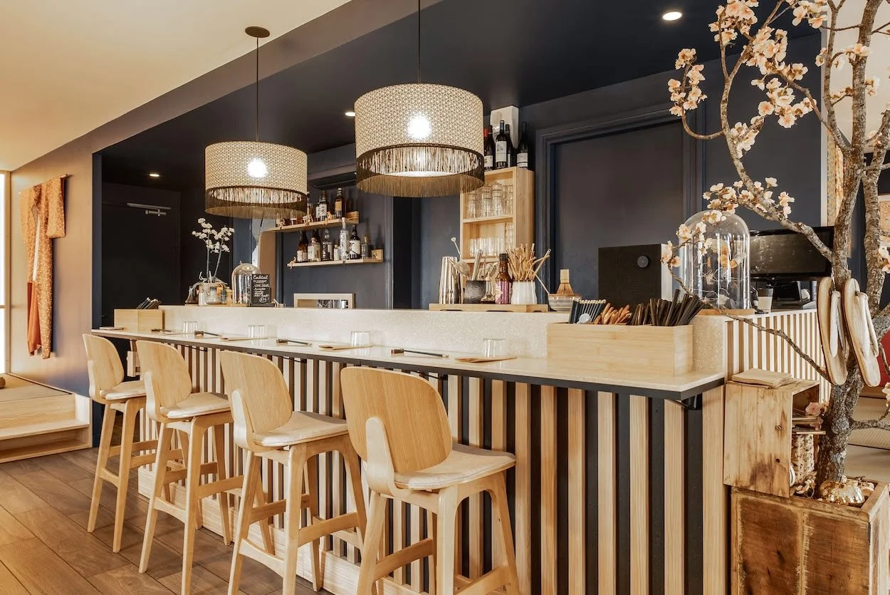 Création d’un restaurant japonais – surface 85 m² – 2025