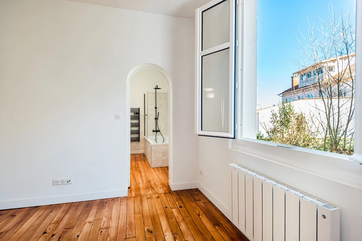 Réunion et rénovation de deux appartements – surface 85 m² – 2021