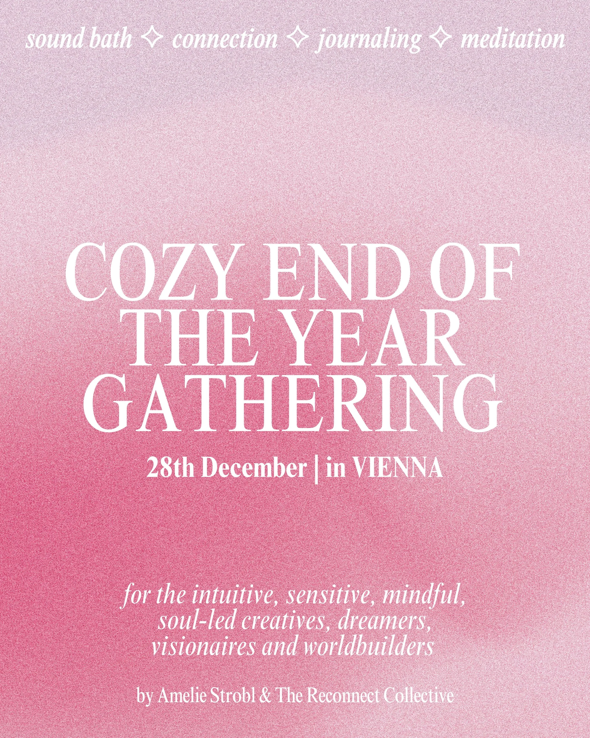 Cozy End of the Year Gathering |&nbsp;Sound Bath, Journal, Meditate &amp; Connect in Vienna