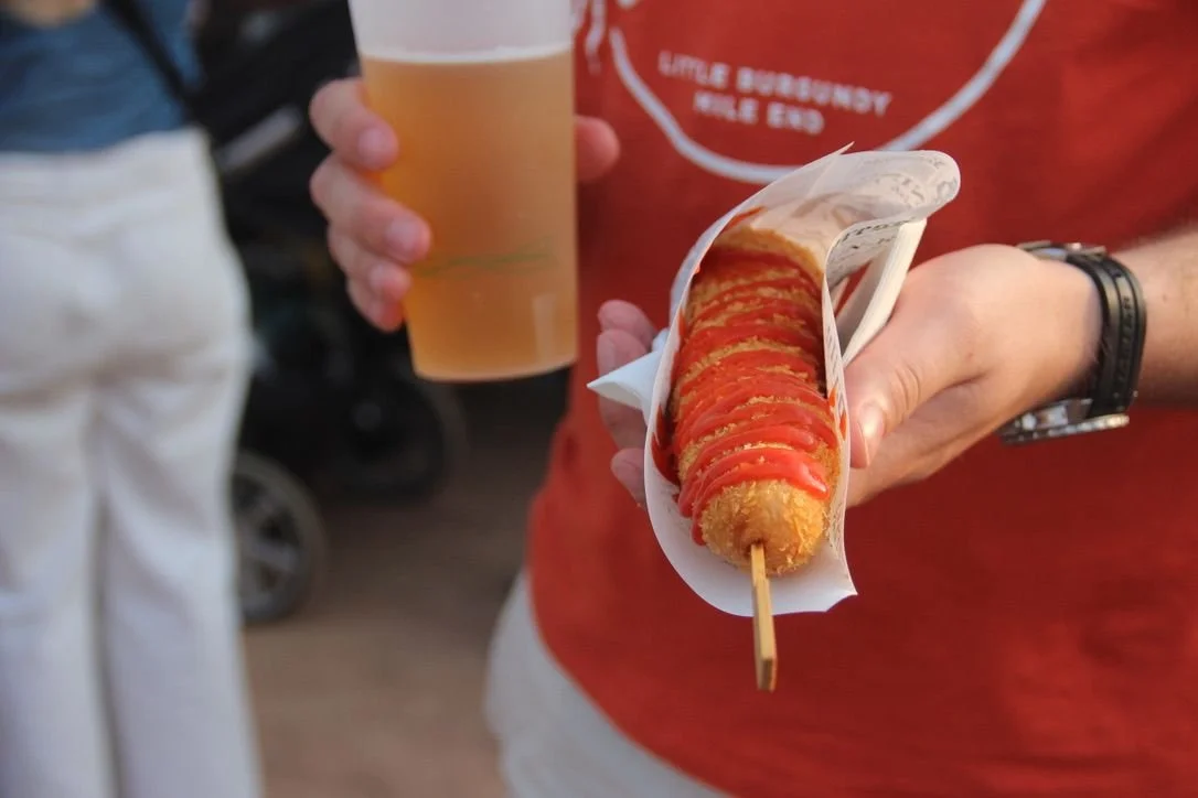 Korean Cheese Corn Dog