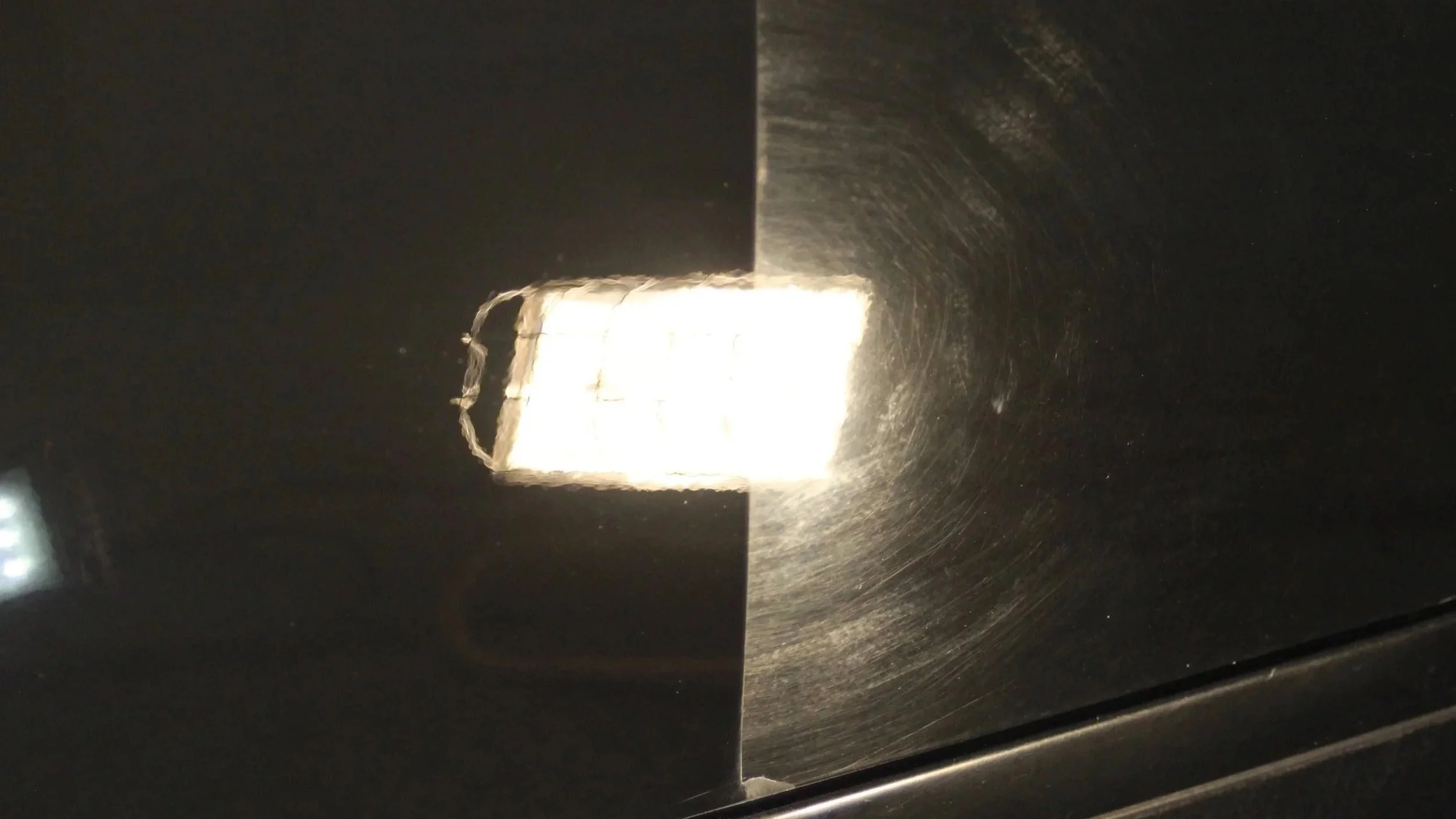 Paint correction in progress