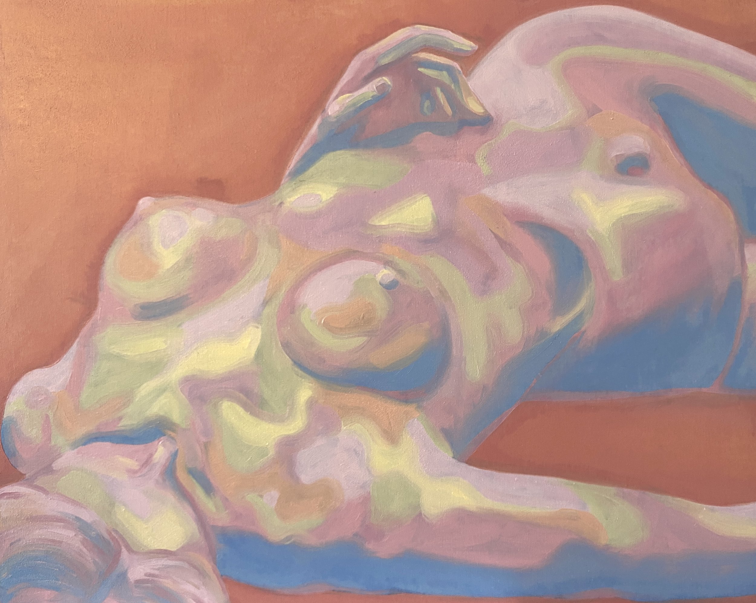 "opal study"
oil on wood
16" x 20"